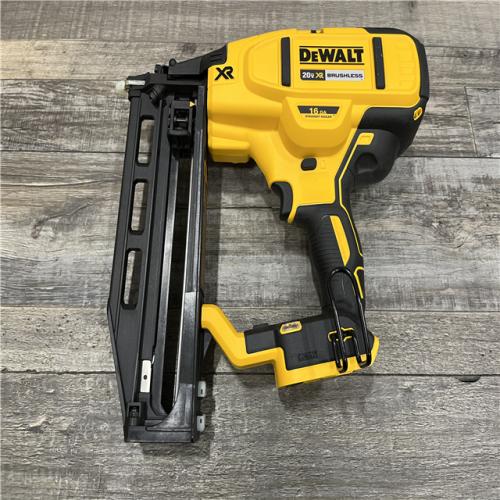 AS-IS DEWALT 20V MAX XR 16-Gauge Lithium-Ion Cordless Finish Nailer (Tool Only)