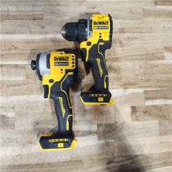 HOUSTON LOCATION - AS-IS DEWALT 2 TOOL COMBO KIT W/ (2) BATTERY & CHARGER