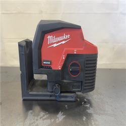 AS-IS- M12 12-Volt Lithium-Ion Cordless Green 125 Ft. Cross Line and Plumb Points Laser Level (Tool-Only)