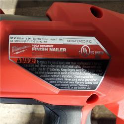 HOUSTON LOCATION - AS-IS MILWAUKEE 16 GAUGE STRAIGHT FINISH NAILER (TOOL ONLY)