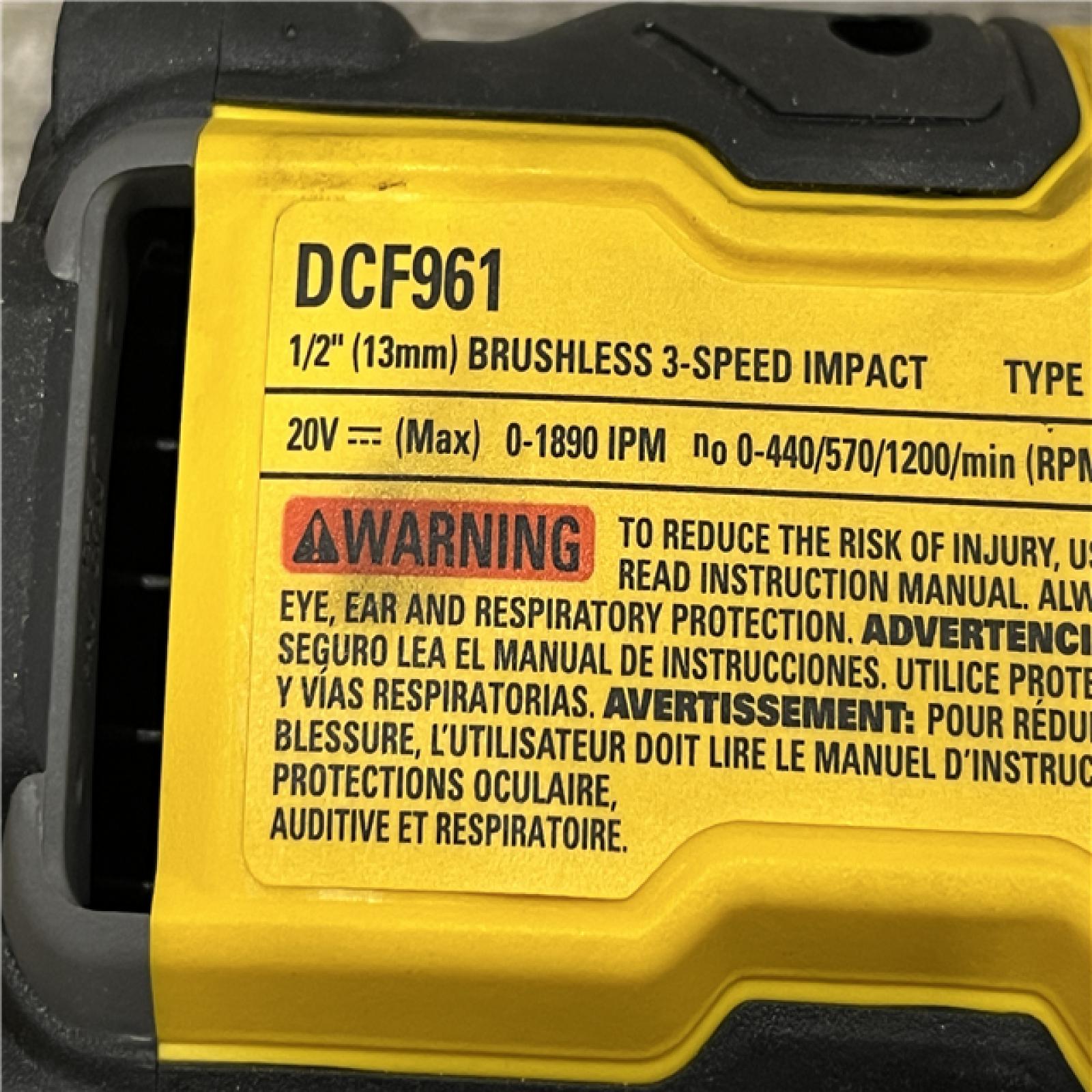 AS-IS DEWALT 20V 1/2 in. High Torque Impact Wrench (Tool Only)