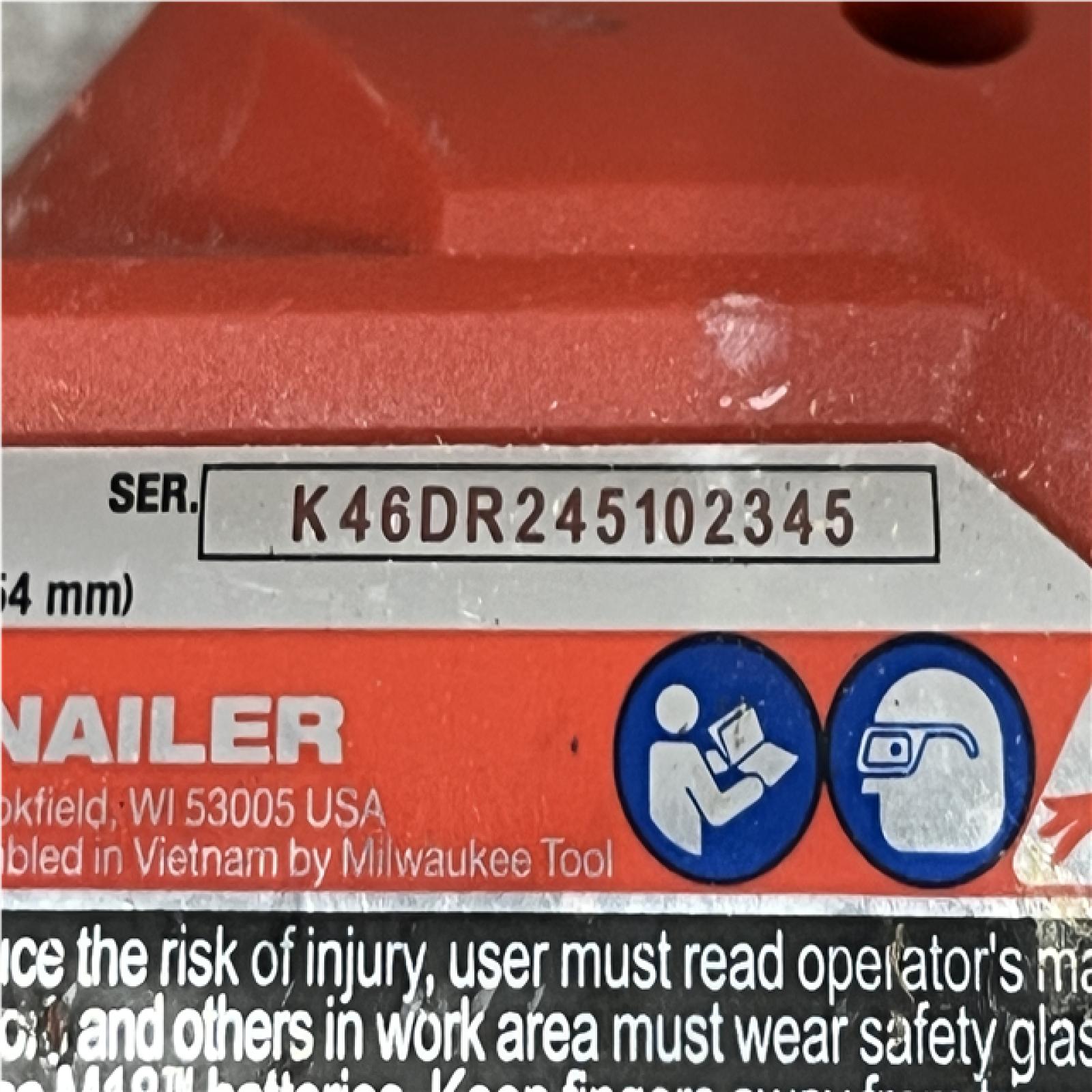 AS-IS Milwaukee FUEL 18-Volt Lithium-Ion Brushless Cordless Gen II 18-Gauge Brad Nailer (Tool-Only)