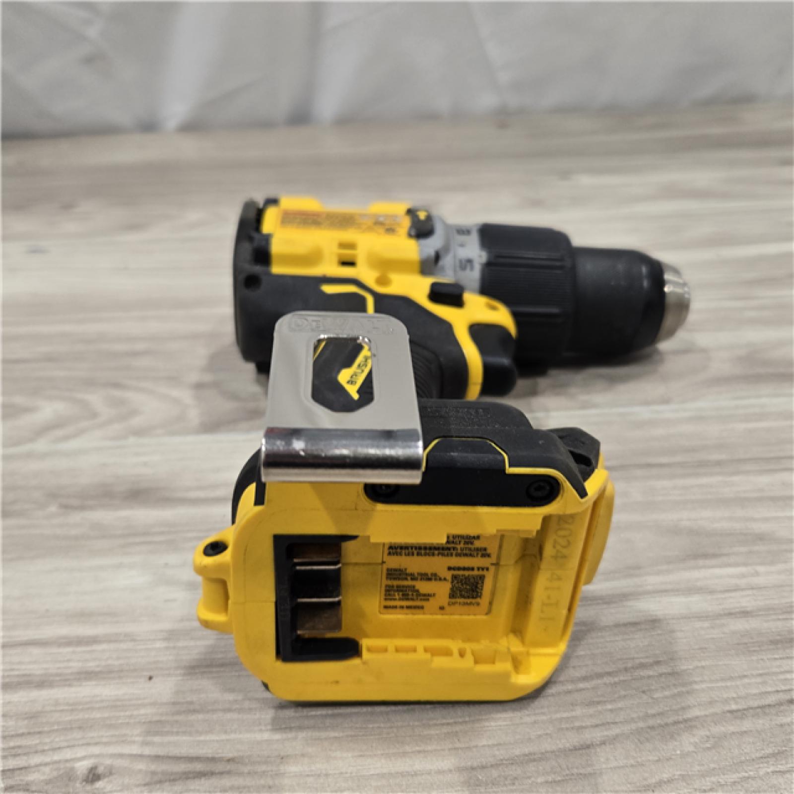 AS-IS DEWALT 20V Compact Cordless 1/2 in. Hammer Drill (Tool-Only)
