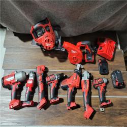 CALIFORNIA NEW MILWAUKEE M18 9-TOOL COMBO KIT(BATTERIES,CHARGER,AND BAG INCLUDED)