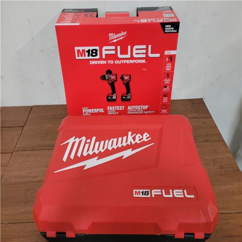 California NEW Milwaukee M18 2-Tool Kit Combo Kit  Includes (2) Batteries  Charger & Hard Case