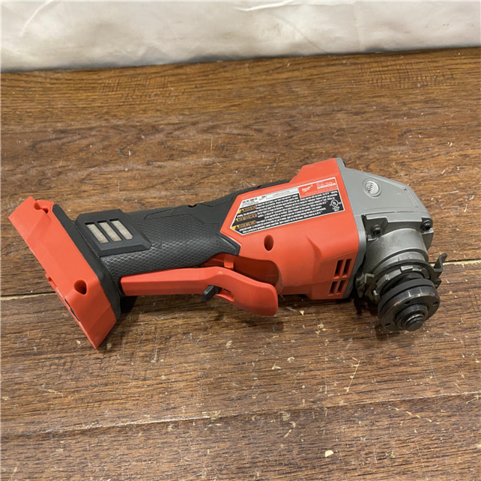 AS-IS Milwaukee 2880-20 M18 FUEL 18-Volt Lithium-Ion Brushless Cordless 4-1/2 in./5 in. Grinder W/Paddle Switch (Tool-Only)