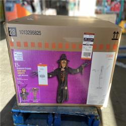 DALLAS LOCATION - Home Accents Holiday 15 ft. Gruesome Grounds Giant-Sized Animated LED Worricrow H10