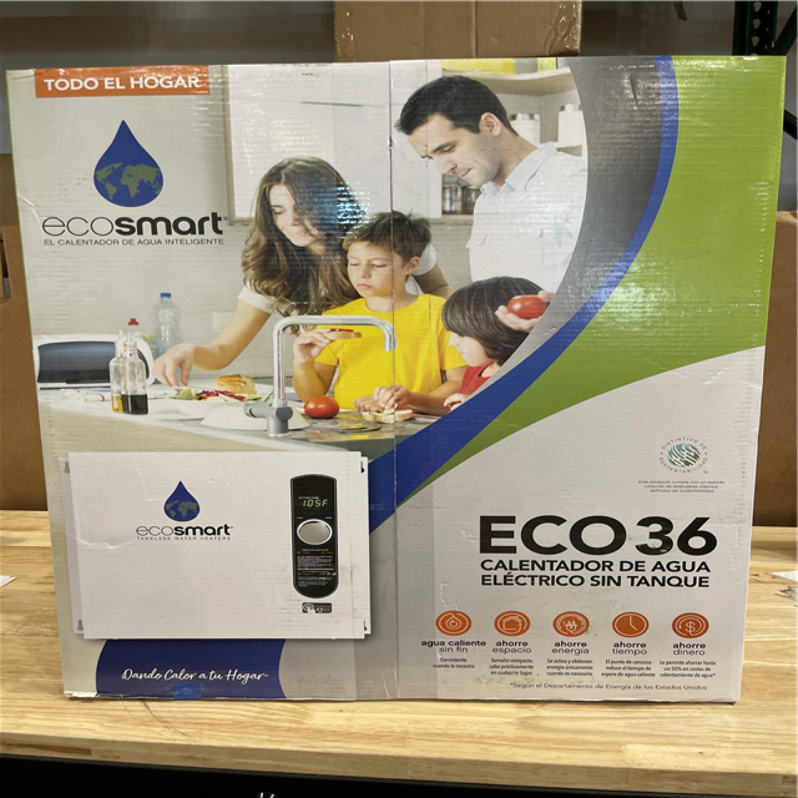NEW! - EcoSmart 36 kW 7.03 GPM 240-Volt Electric Tankless Water Heater