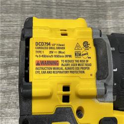 AS-IS DEWALT Atomic 20V Lithium-Ion Cordless Compact 1/2 in. Drill/Driver Kit