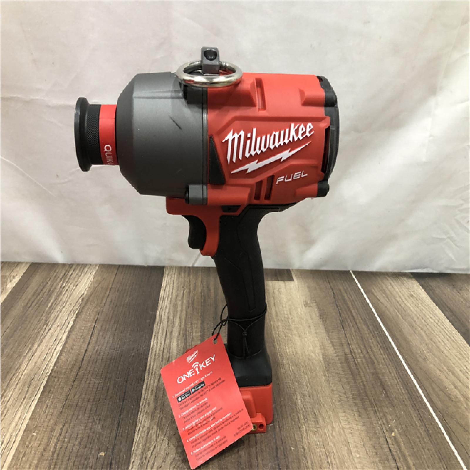 AS-IS Milwaukee FUEL ONE-KEY 18V Lithium-Ion Brushless Cordless 7/16 in. High-Torque Impact Wrench Kit