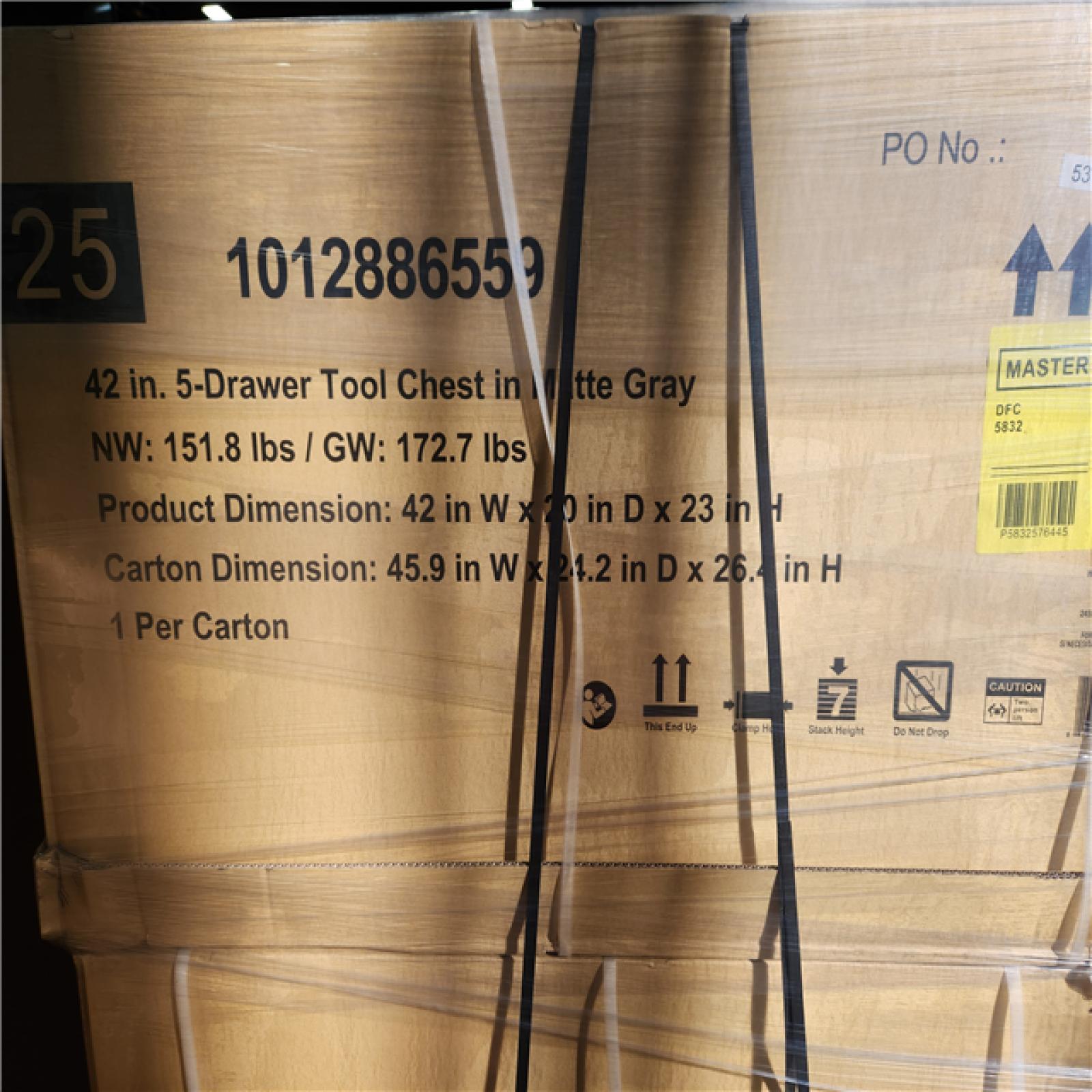 Phoenix NEW Husky Heavy Duty 42 in. 12-Drawer Matte Gray Tool Chest Combo (SEALED)