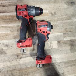 HOUSTON LOCATION - AS-IS Milwaukee FUEL 18V Lithium-Ion Brushless Cordless Hammer Drill and Impact Driver Combo Kit