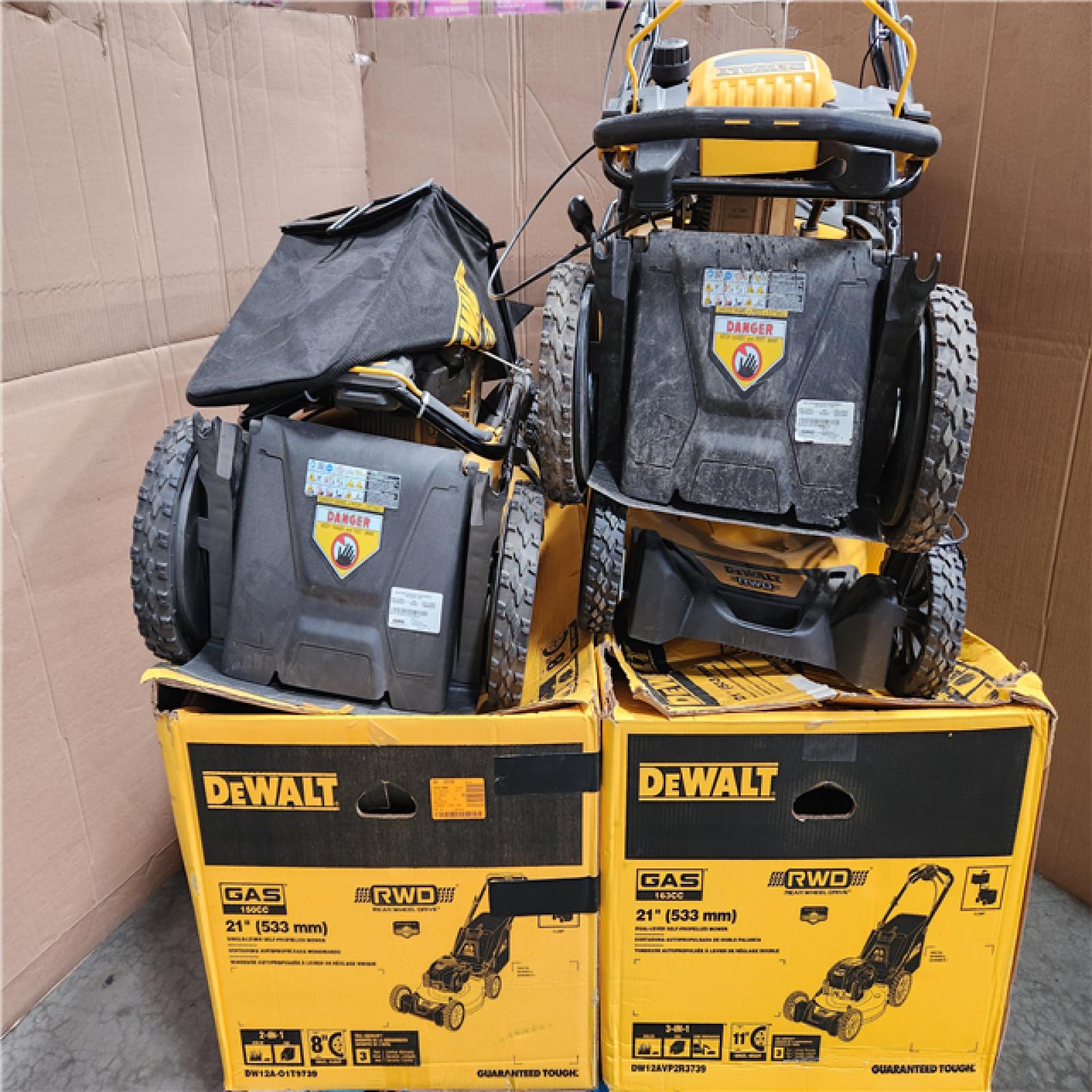 California As-Is Outdoor Power Equipment