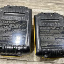 AS-IS DEWALT 20V MAX Lithium-Ion Battery Kit with 5.0Ah and 2.0Ah Battery and Charger