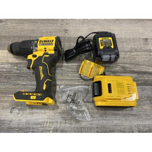 AS-IS DEWALT ATOMIC 20V Lithium-Ion Cordless 1/2 in. Hammer Drill Kit