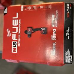 NEW! - Milwaukee M18 FUEL 18V Lithium-Ion Brushless Cordless 1/2 in. Hammer Drill Driver Kit with Two 5.0 Ah Batteries and Hard Case