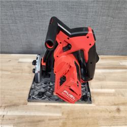 HOUSTON LOCATION - AS-IS (APPEARS LIKE NEW) Milwaukee FUEL 18V Lithium-Ion Brushless Cordless 6-1/2 in. Plunge Track Saw PACKOUT Kit