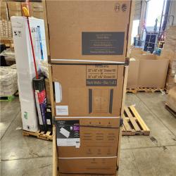 Phoenix Location NEW CASTICO Carrara 32 in. x 60 in. x 84 in. Solid Composite Stone Alcove Shower Kit with Walls