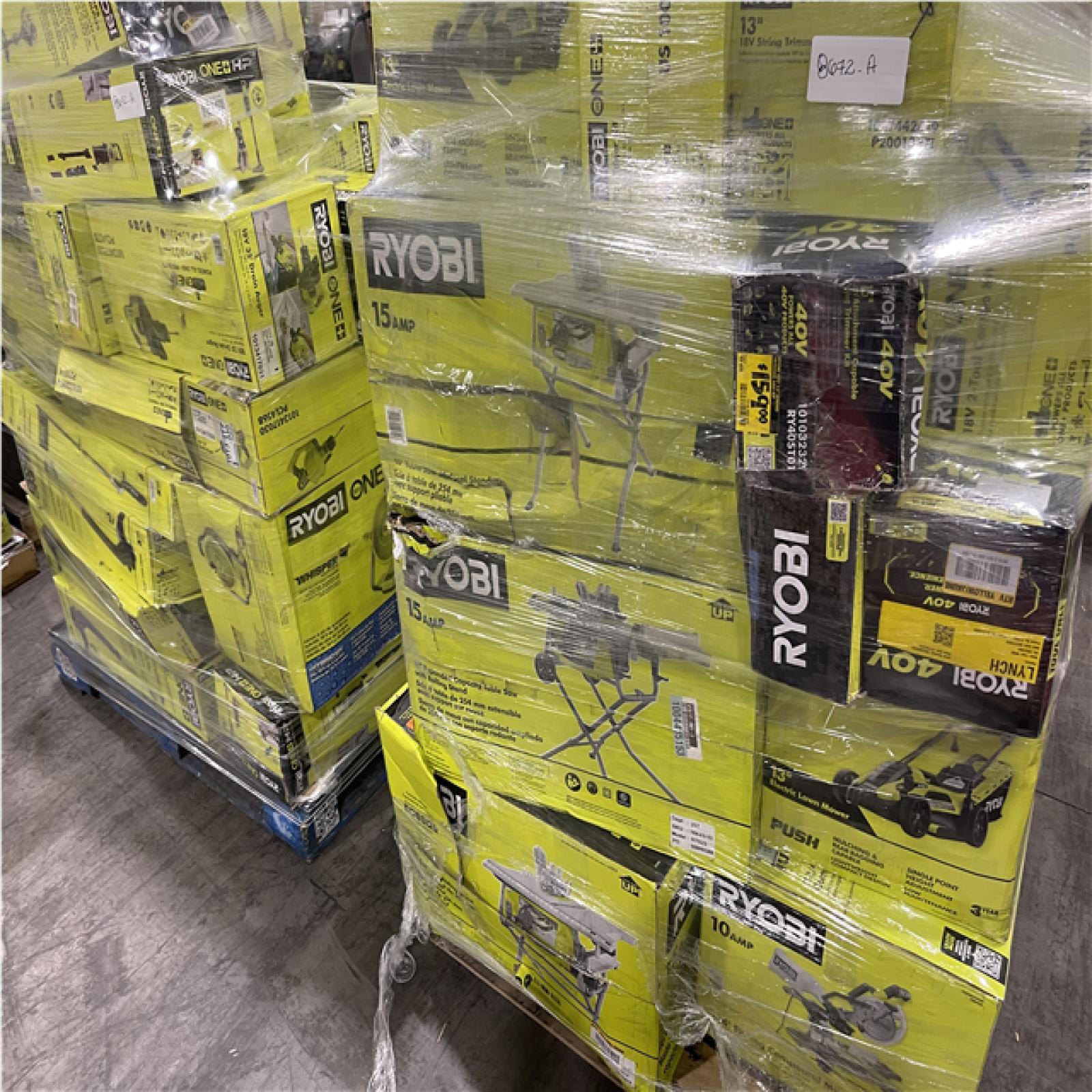 Pittston Location As-Is Power Tools Partial Truckload (14 Pallets) 8672-A