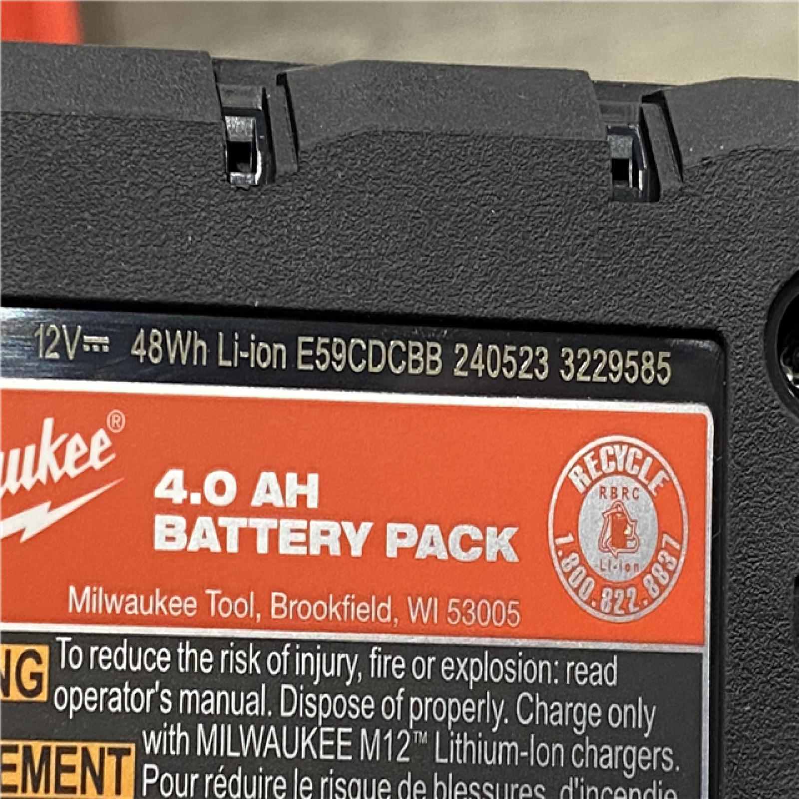 AS-IS Milwaukee 12-Volt Lithium-Ion Cordless Green 250 ft. 3-Plane Laser Level Kit