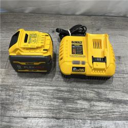 AS-IS DEWALT 20V/60V MAX FLEXVOLT Lithium-Ion 9.0Ah Battery and Charger Starter Kit
