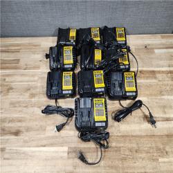 HOUSTON LOCATION - AS - IS DEWALT BATTERY CHARGER PACK QTY - 10