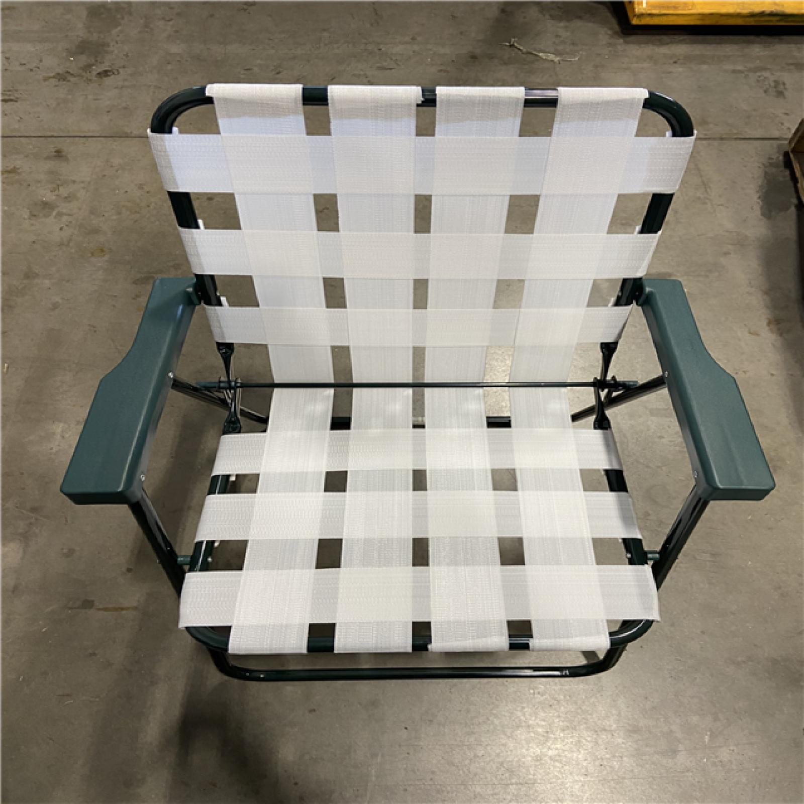 DALLAS LOCATION - BULLSEYE Web Strap Patio Chair - Room Essentials™ PALLET (32) CHAIRS