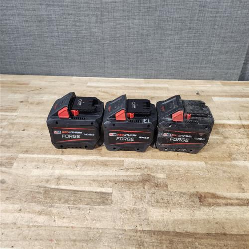HOUSTON LOCATION - AS - IS MILWAUKEE BATTERY PACK QTY - 3