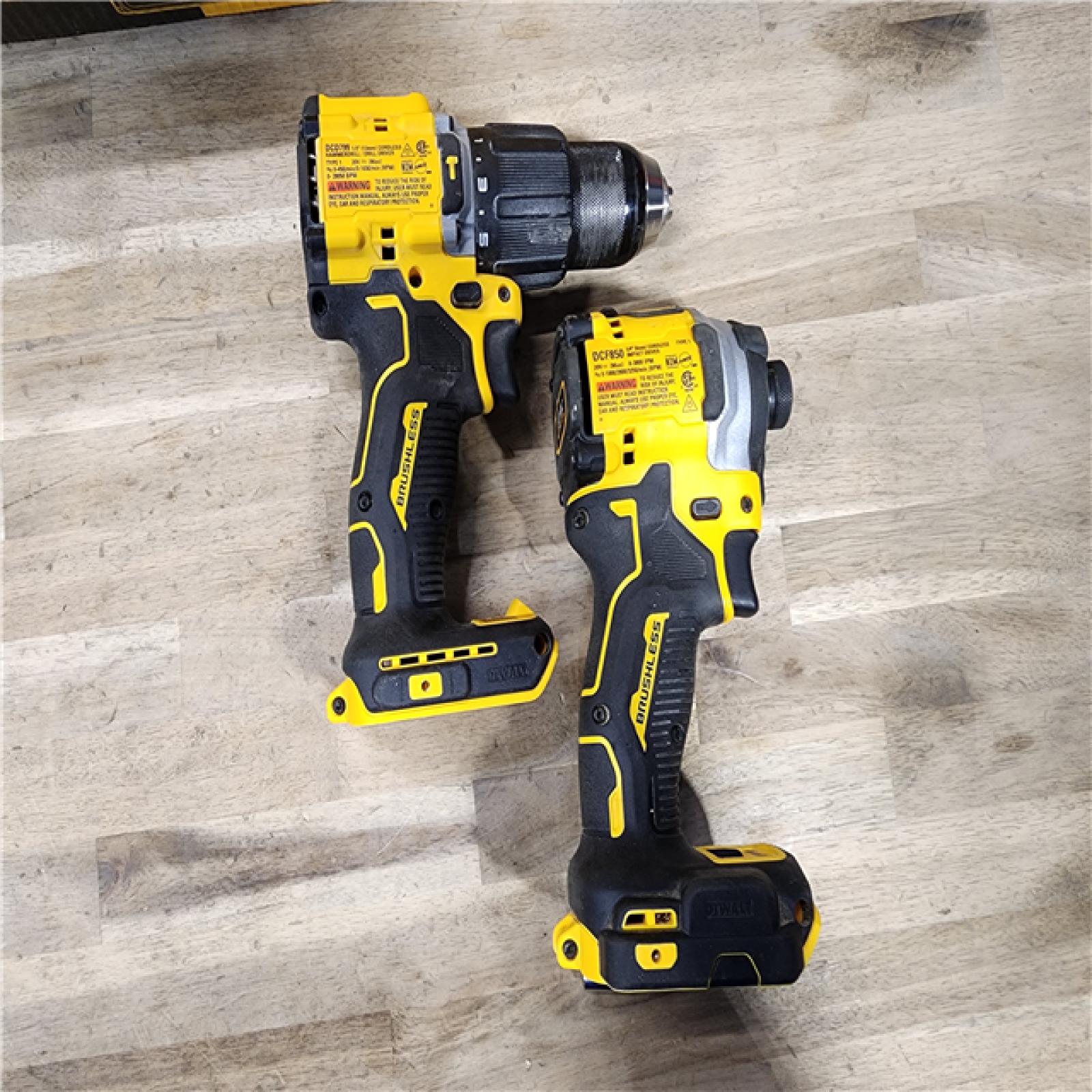 HOUSTON LOCATION - AS-IS DEWALT 2 TOOL COMBO KIT W/ (2) BATTERY & CHARGER