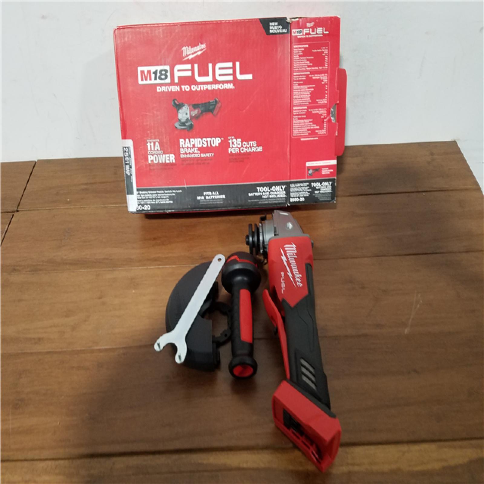 California NEW Milwaukee 4-1/2/5 Braking Grinder Paddle Switch  No-Lock (Tool Only)