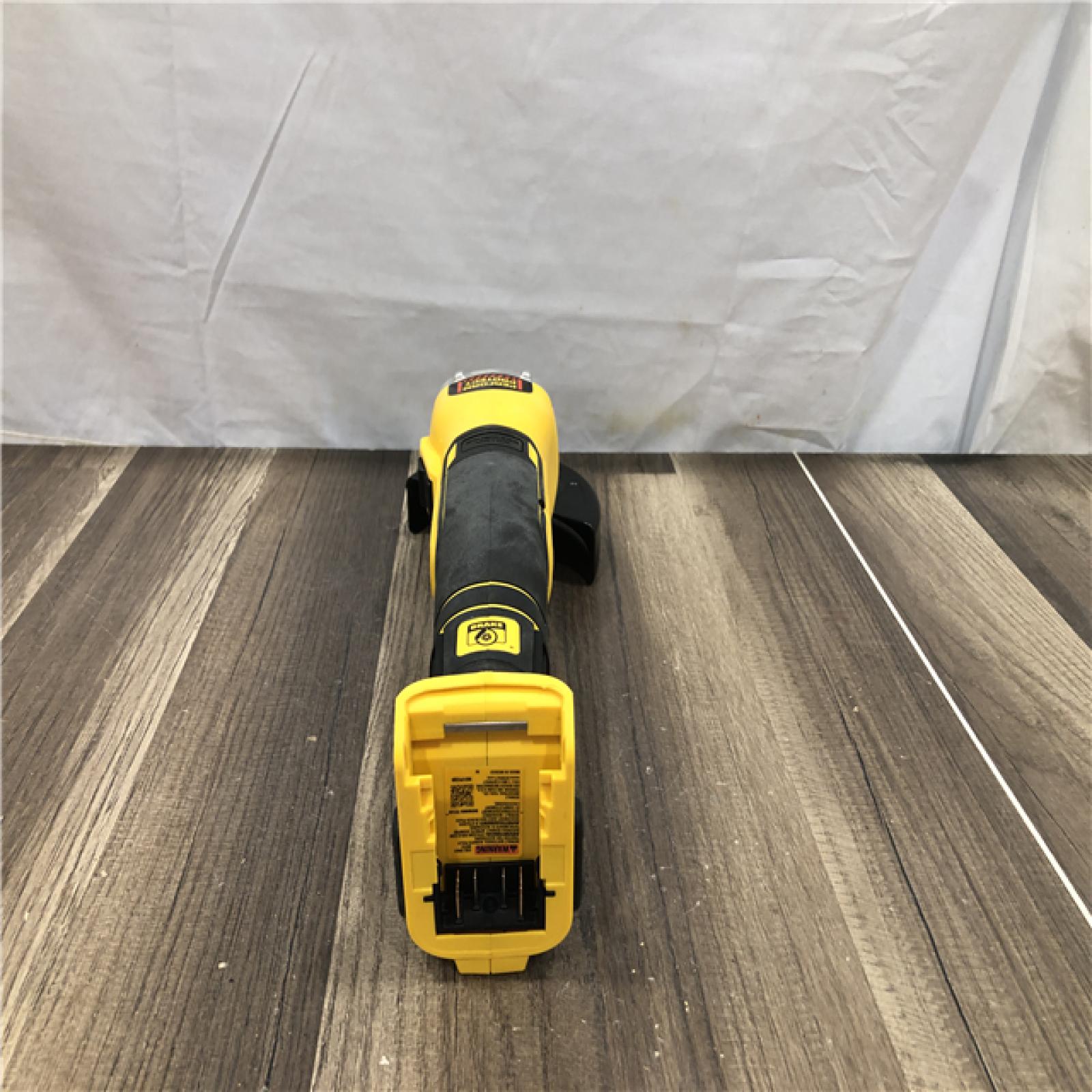 AS-IS DEWALT 20V MAX XR Cordless Brushless 4.5 in. Slide Switch Small Angle Grinder with Kickback Brake (Tool Only)