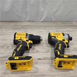 AS-IS Dewalt DCK225D2 20V MAX ATOMIC Compact Cordless Drill Driver and Impact Driver Combo Kit