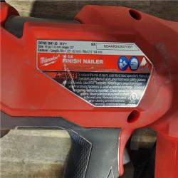 HOUSTON LOCATION - AS-IS Milwaukee 2841-20 18V Cordless Gen II 16 Gauge Angled Finish Nailer (Tool Only)