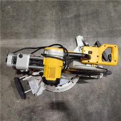 As-Is- DeWALT  12in Double Bevel Sliding Compound Miter Saw