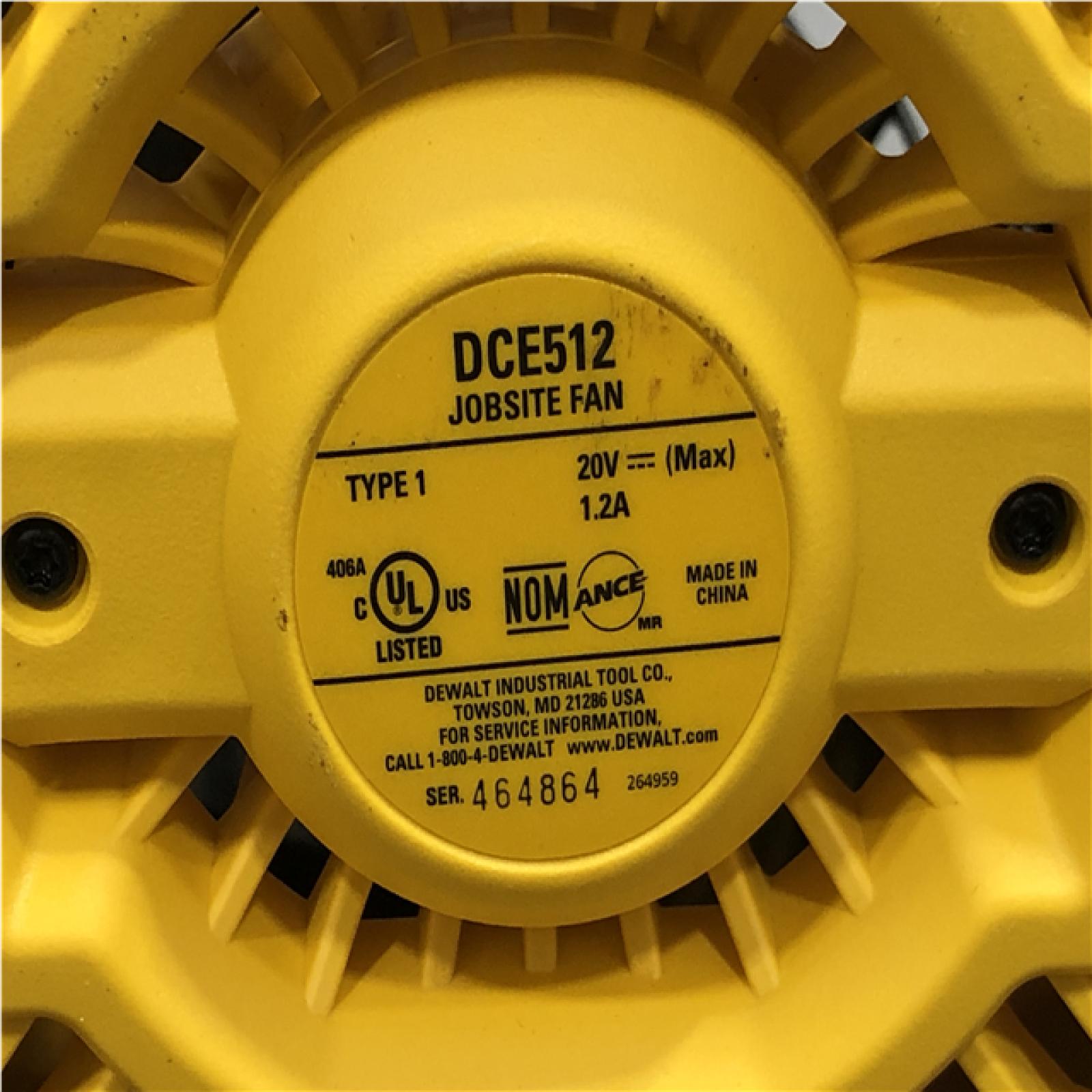 AS-IS DEWALT 20V MAX Jobsite Fan (Tool Only)
