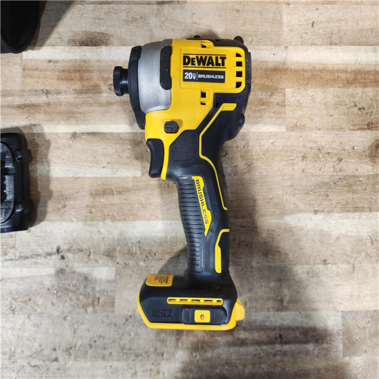 HOUSTON LOCATION - AS - IS DEWALT Atomic 20V Max Lithium-Ion Brushless Cordless Compact 1/4 in. Impact Driver Kit