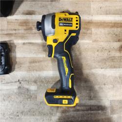 HOUSTON LOCATION - AS - IS DEWALT Atomic 20V Max Lithium-Ion Brushless Cordless Compact 1/4 in. Impact Driver Kit