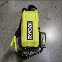 AS-IS RYOBI 40V HP Whisper Series 190 MPH 730 CFM Leaf Blower and Backpack Battery Kit