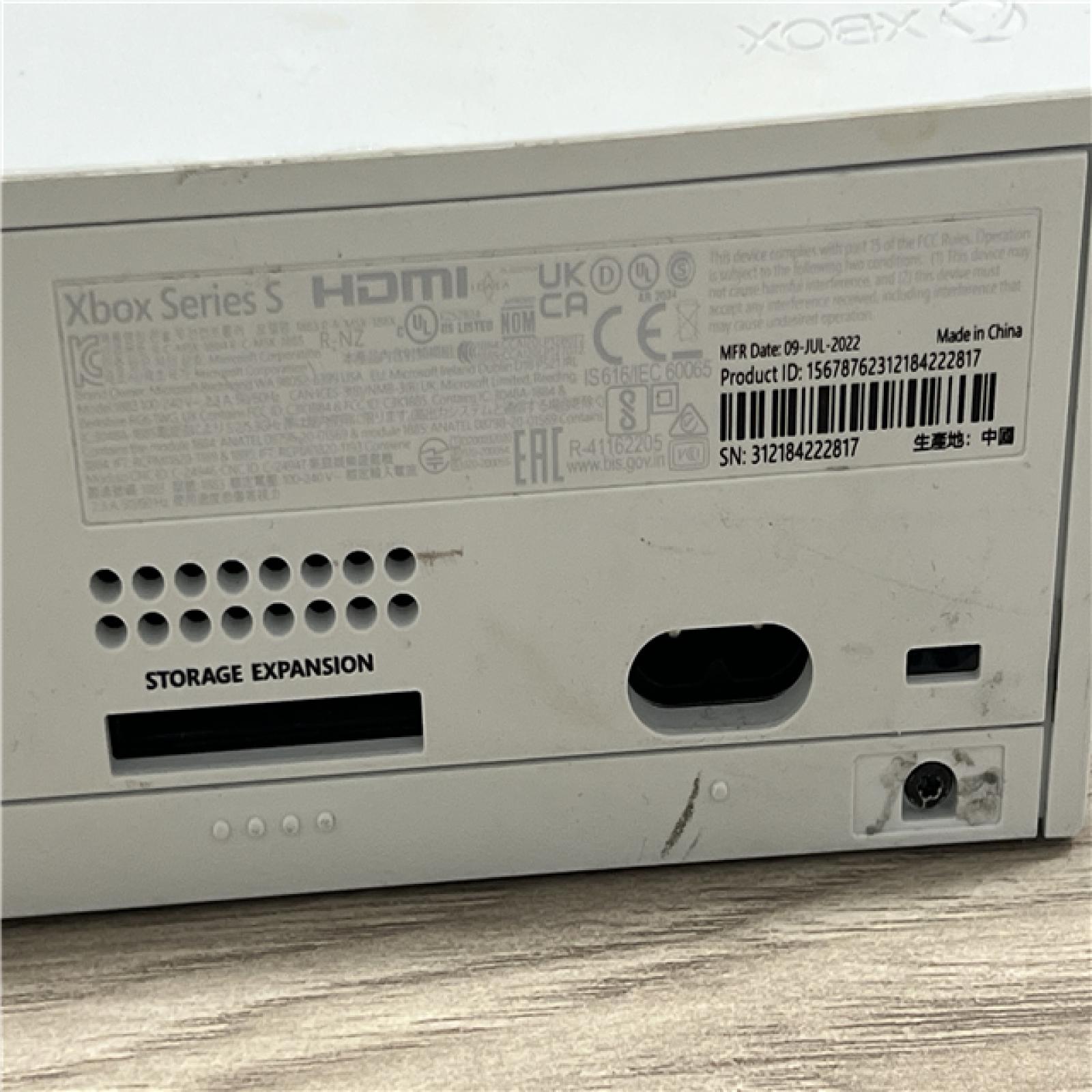 AS-IS Microsoft Xbox Series S (1883)