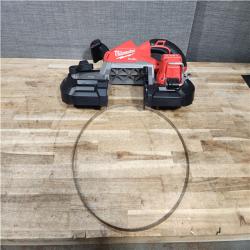 Houston Location AS-IS Milwaukee FUEL 18V Lithium-Ion Brushless Cordless Deep Cut Band Saw (Tool-Only)