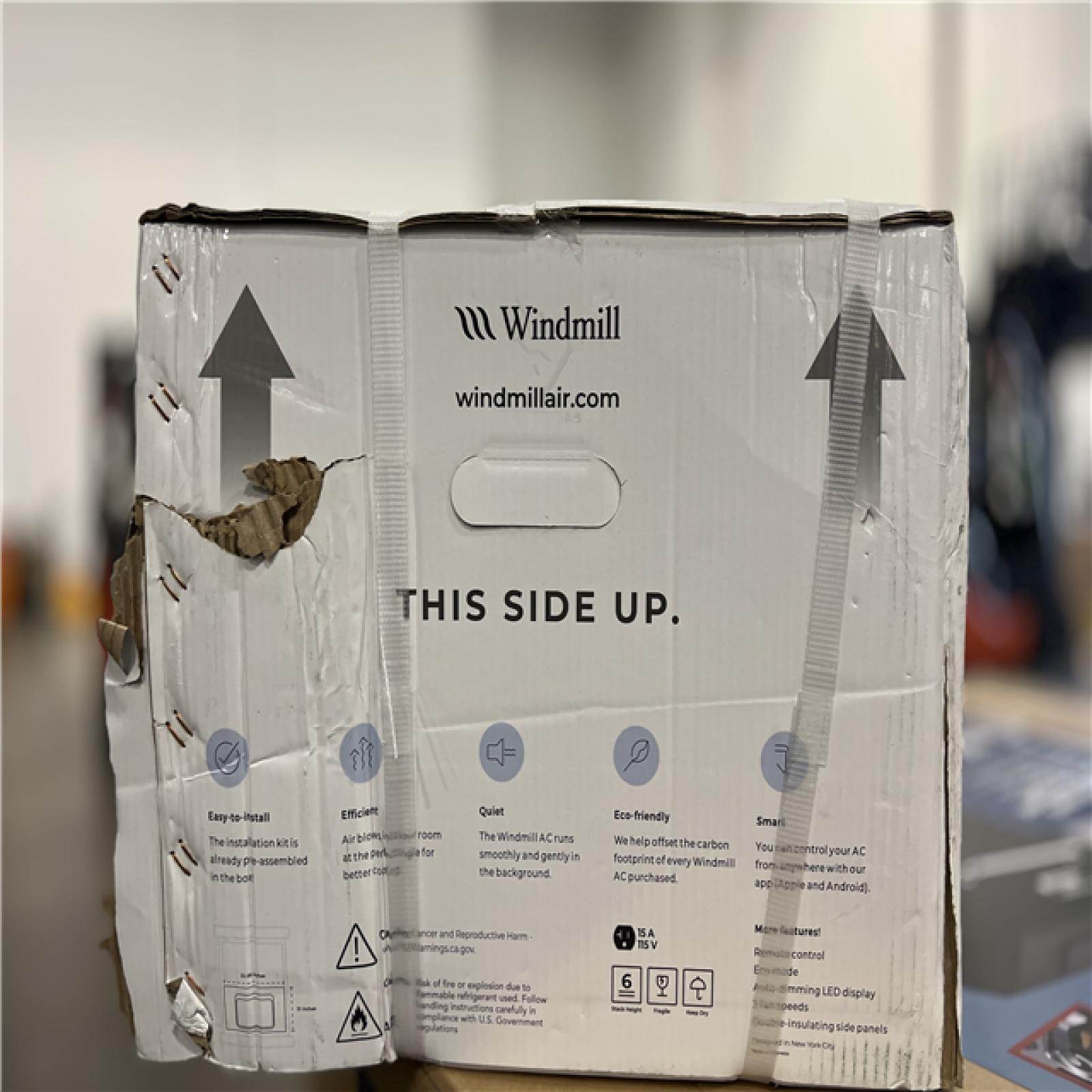DALLAS LOCATION - Windmill 6,000 BTU 115-Volts Quiet Smart Window Air Conditioner, Wi-Fi/Remote, #1 Easiest-to-Install, up to 250 sq ft.