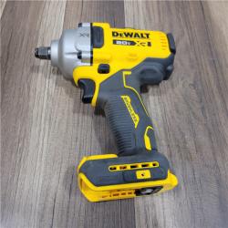 GOOD  DeWalt 20V MAX 1/2 in. Cordless Brushless Mid-Range Impact Wrench Tool Only