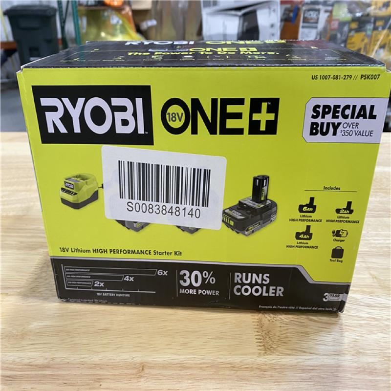 Ryobi 18V One+ 4.0AH High Performance Battery and Charger Starter Kit