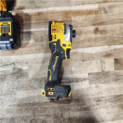 HOUSTON LOCATION - AS - IS DEWALT ATOMIC 20V MAX Lithium-Ion Cordless 1/4 in. Brushless Impact Driver Kit