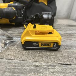 AS-IS DEWALT 20V MAX Lithium-Ion 15-Degree Electric Cordless Roofing Nailer Kit