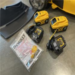 AS-IS - DeWalt 2x20V MAX 21 in. Cordless Battery Powered Push Lawn Mower Kit