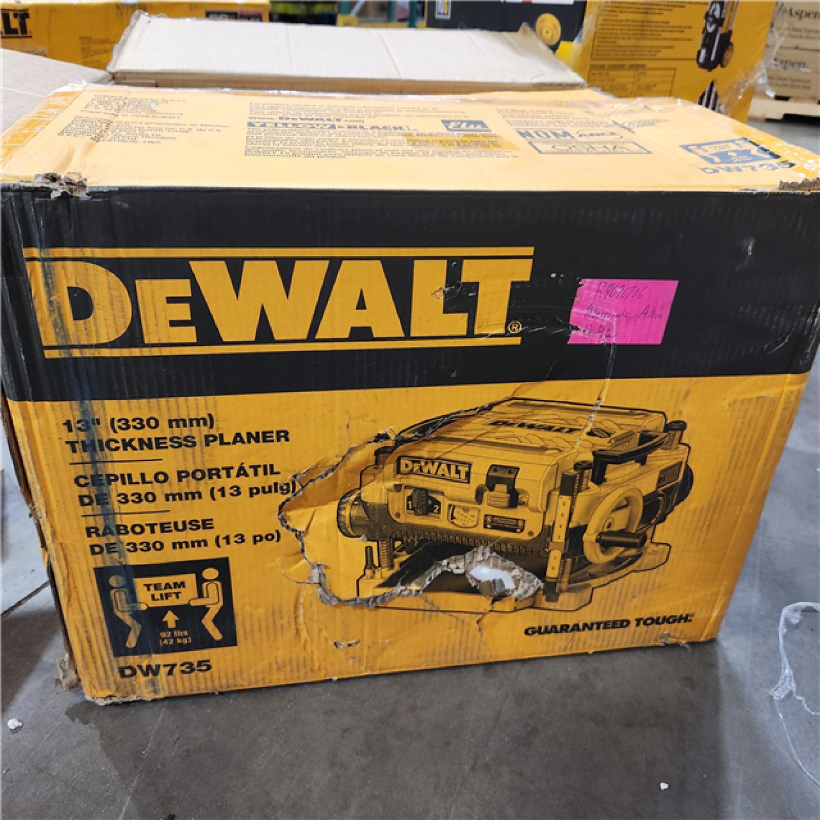 As-Is- DEWALT 15 Amp Corded 13 in. Planer