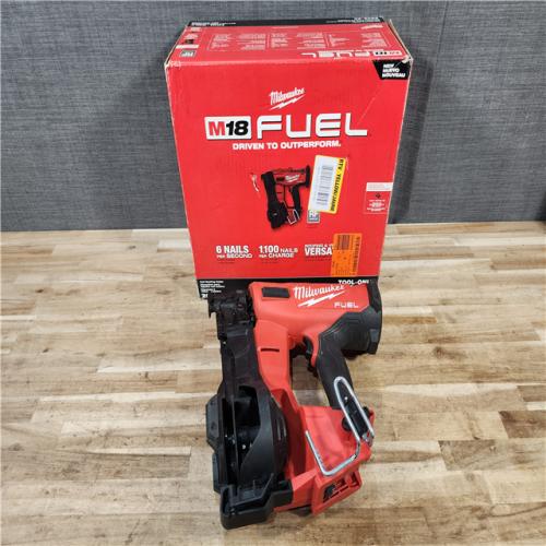 HOUSTON LOCATION - AS-IS Milwaukee FUEL 18-Volt Lithium-Ion Brushless Cordless Coil Roofing Nailer (Tool Only)