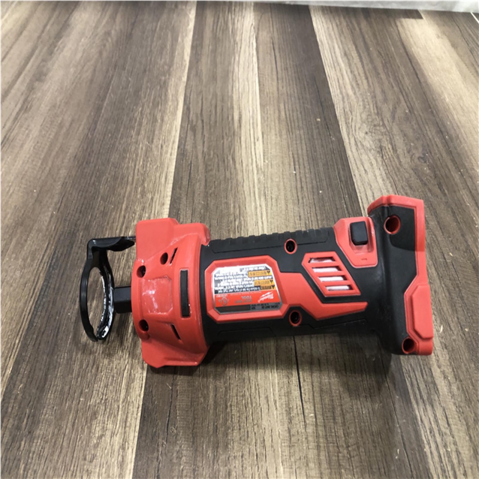 AS-IS Milwaukee 18V Lithium-Ion Cordless Drywall Cut Out Rotary Tool (Tool-Only)