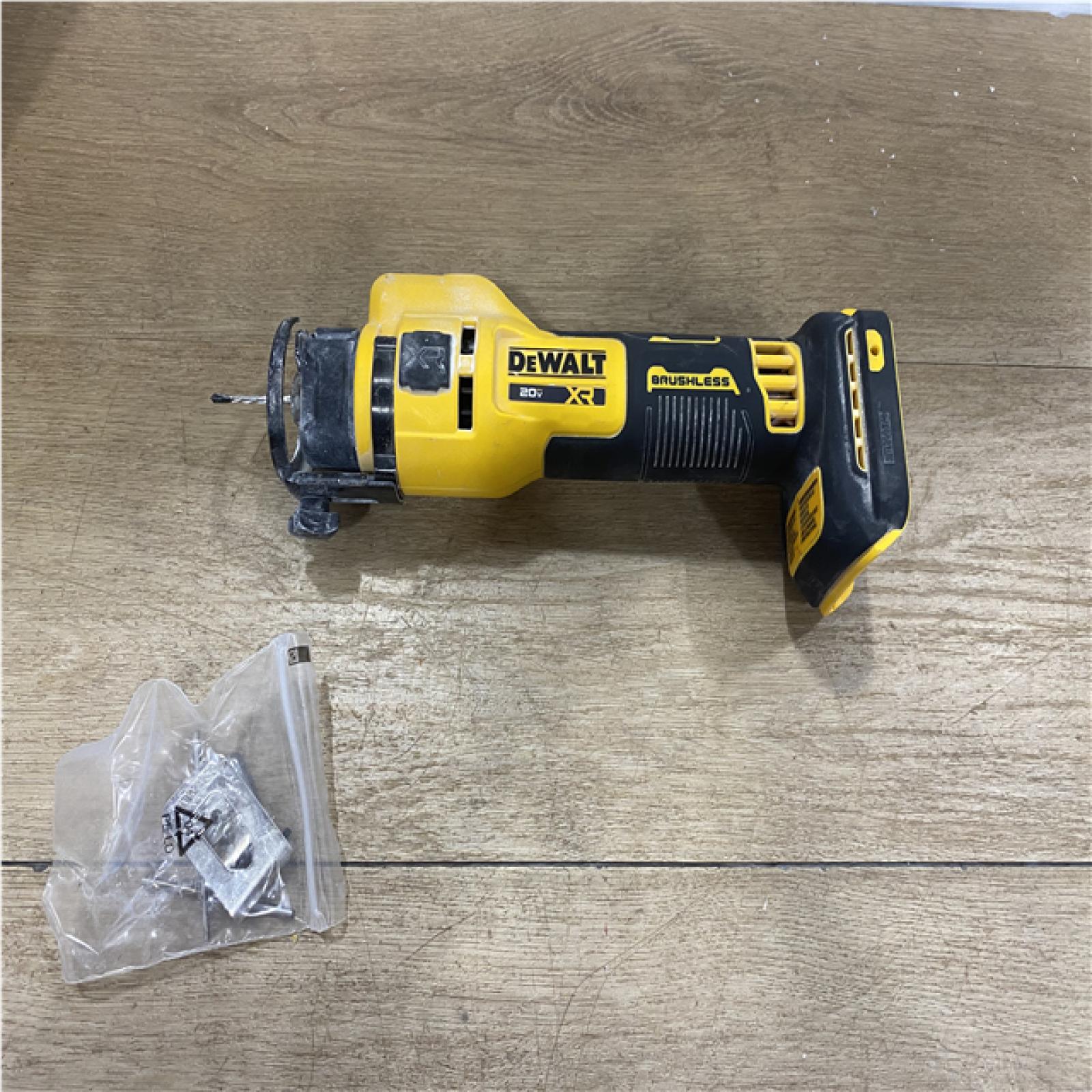 AS-IS DEWALT XR 20V Lithium-Ion Cordless Rotary Drywall Cut-Out Tool (Tool Only)